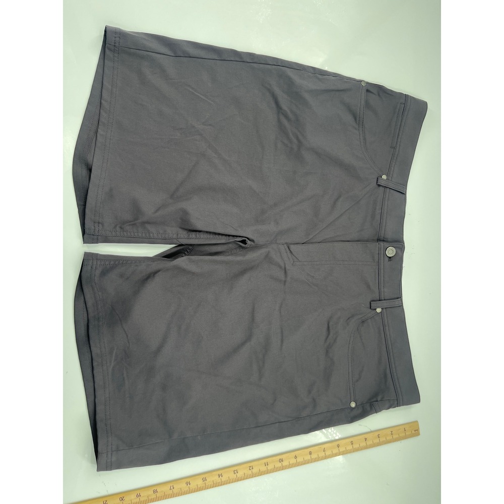 LL Bean Mens Gray Nylon Spandex Stretch Hiking Outdoor Shorts 42W 516049